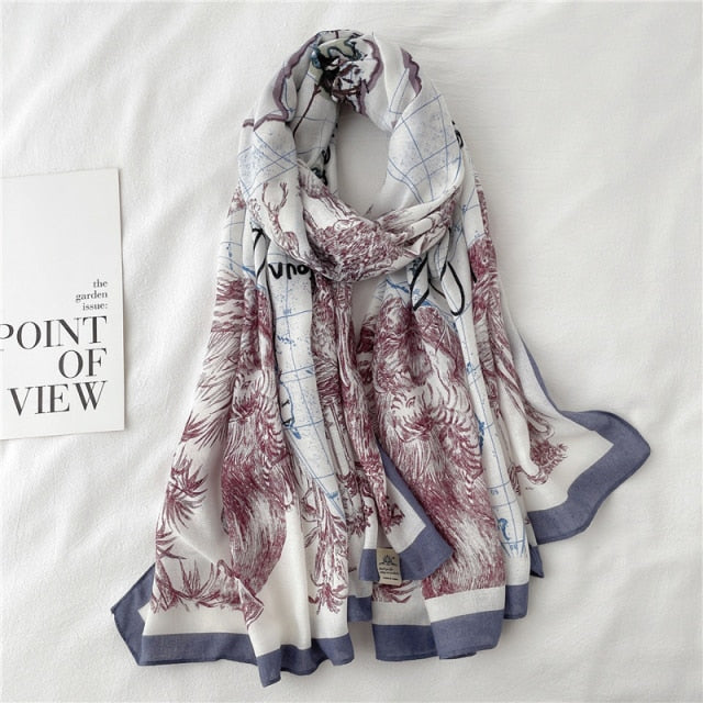 Cotton Print Scarves